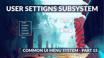 Gebruikersinstellingen-subsysteem - Unreal Common UI-menusysteem #15