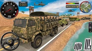US Army Cargo Truck Simulator 3D - Vehicle Driving Mountain 3D - Android GamePlay screenshot 5