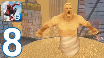 Super Fighter 3 - Gameplay Walkthrough Part 8 - New City & Boss Sandstroke  (iOS, Android)