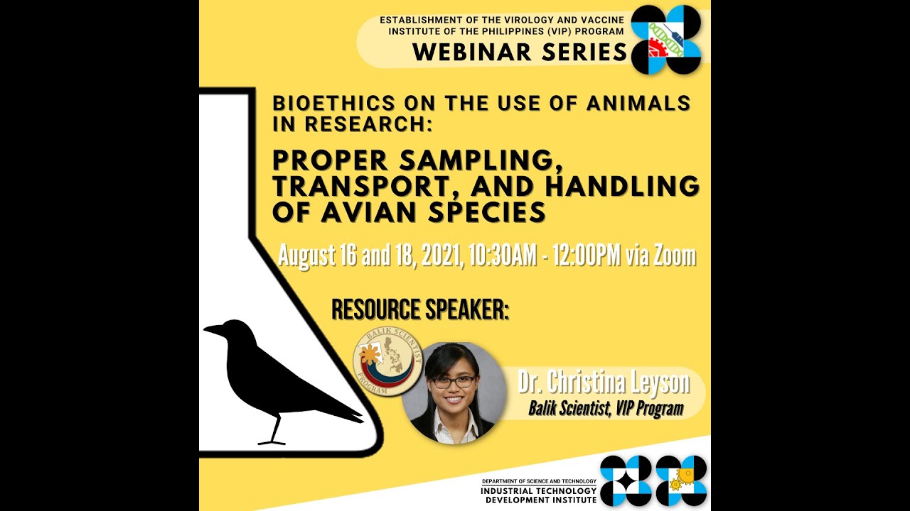 VIP Webinar Series (5th): PROPER SAMPLING, TRANSPORT & HANDLING OF ...