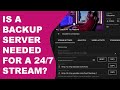 Is A Backup Server Needed for a 24/7 Livestream?