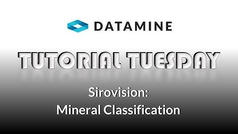 Sirovision: Mineral Classification