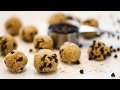 100 CALORIE VEGAN COOKIE DOUGH BITES -  5 MIN RECIPE!