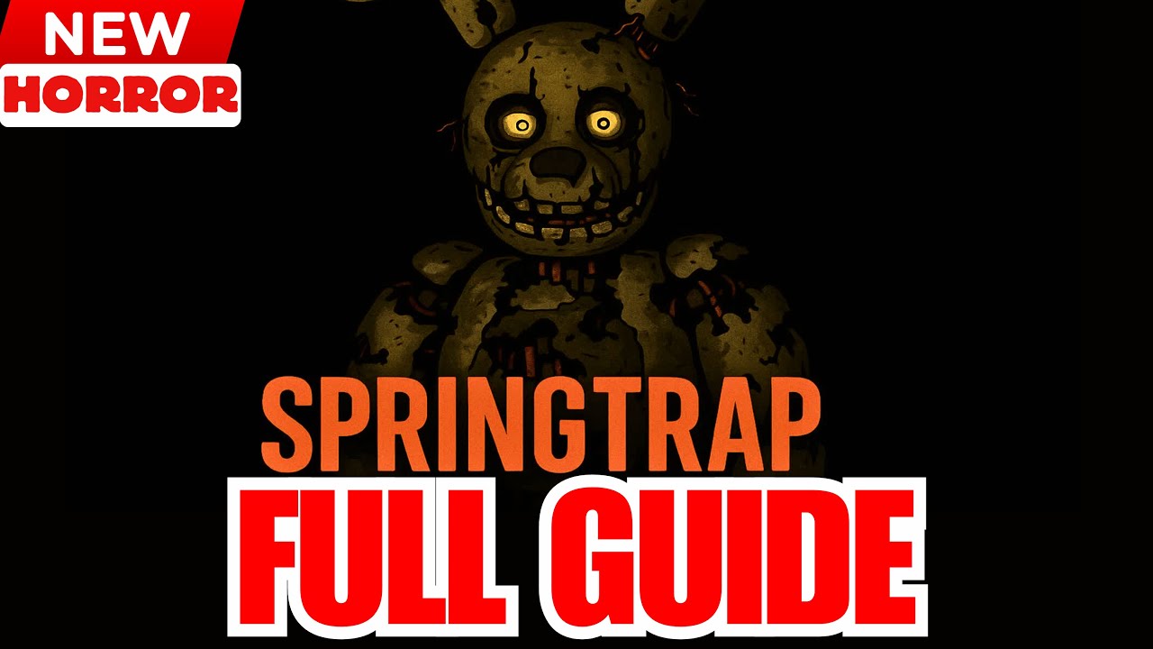 ESCAPE SPRINGTRAP HORROR FORTNITE (TUTORIAL) FORTNITE ESCAPE SPRINGTRAP ...