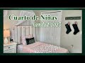 Decoracion cuarto de niñas Navidad 2023 | ideas para decorar un cuarto de niñas | Melissa Espinosa