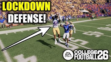 The SECRET To Play ELITE Match Coverage Defense In CFB 26!