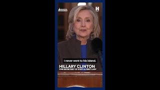 Hillary Clinton speaks about Epstein deposition