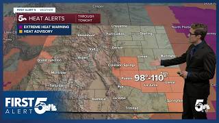 Roasting again Monday with 90s and triple digits; sizzle comes with pm storm chances