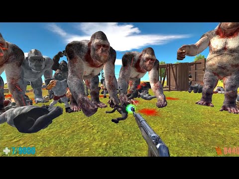 Playing Rise of the Apes Campaign. Animal Revolt Battle Simulator