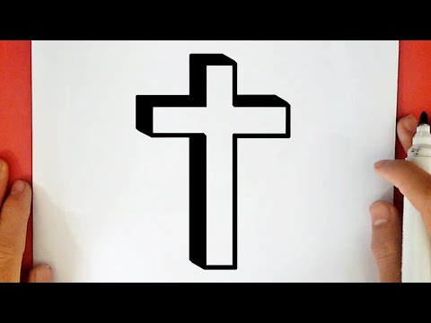 HOW TO DRAW A 3D CROSS