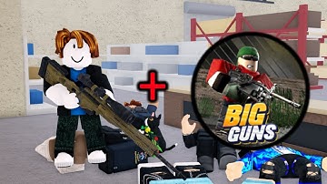 When a noob gets the BIG GUNS gamepass: