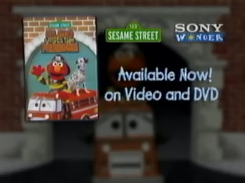 Sesame Street - Elmo Visits The Firehouse (2002 Vhs Rip)