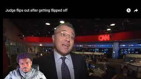 Judge flips out after getting flipped off | Reaction