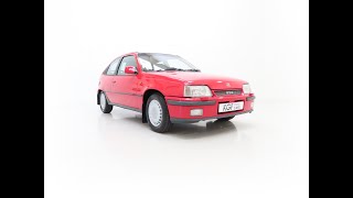 An Original Hot Hatch Vauxhall Astra GTE Mk2 8V with Full History - £15,995