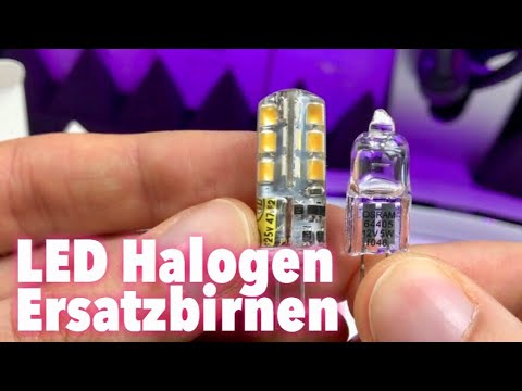 2,5 Watt Lampen Ersatz für alte 20 Watt Halogen Lampen im Review - YouTube