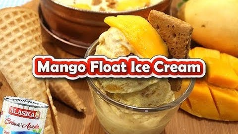 Mango Float Ice Cream Recipe | Homemade Mango Float Ice Cream