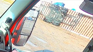 INSANE 80mph storm flipped trailer next to me [vlog #49] 👏👏