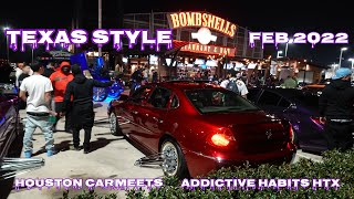 HOUSTON CARMEETS | ADDICTIVE HABITS HTX | BOMBSHELLS  CAR MEET | SLABFEST TEXAS