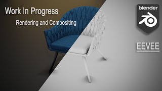 Creating chair in Blender 2.8 p2. Rendering and Compositing