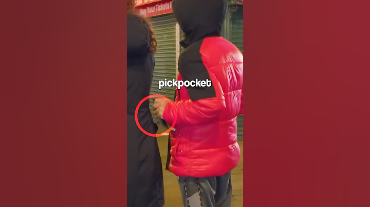 I pickpocketed a pickpocket