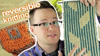 Double Knitting: How to Knit a Reversible Scarf