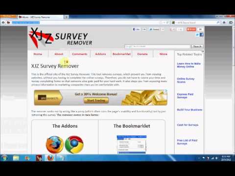 www survey remover com bookmarklet