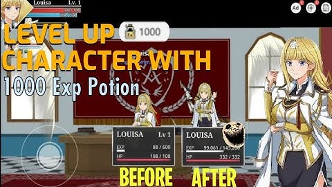 Level up 1 to level 30 with use 1000 Exp Potion - Epic Conquest 2