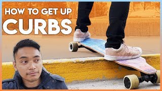 How To Get Up Curbs With Electric Skateboards or Boosted Board (EASY WAY)
