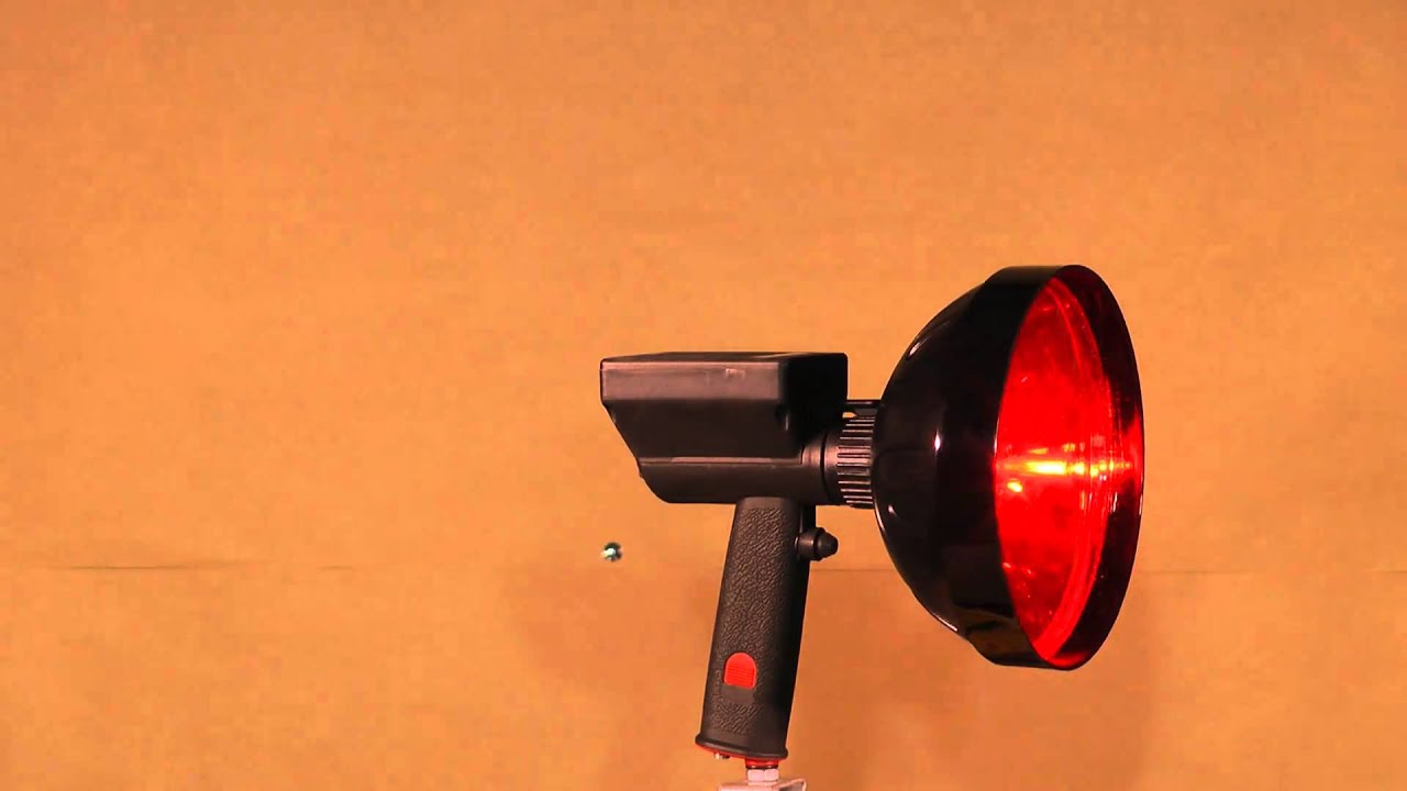 5 Million Candlepower Handheld Rechargeable Spotlight Red Hunting