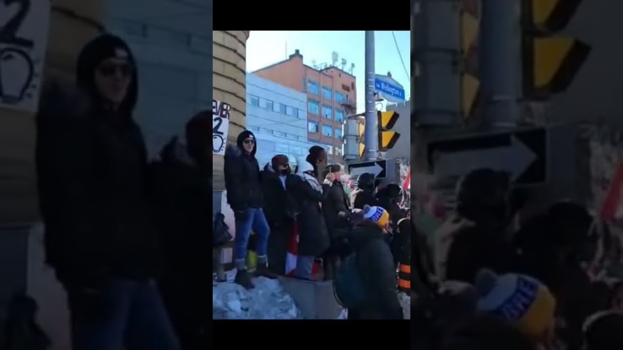 Ottawa convoy Protesters 2022 | freedom truckers convoy 2022