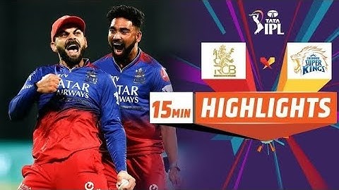 RCB vs CSK full highlights Hindi match 2024 || IPL 2024 || ipl highlights || indian cricket #ipl