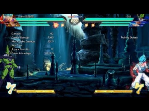 DBFZ Vegito Top Gun Silly Goose Zig Zag combo