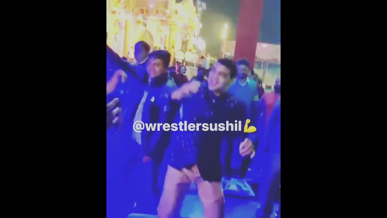 wrestler sushil Kumar dance in marriage party