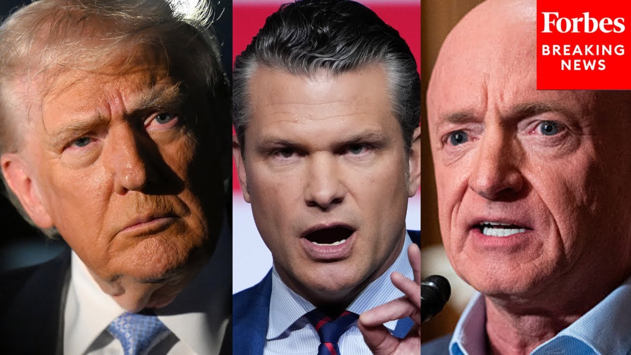 'President Trump Has Crossed The Line': Mark Kelly Blasts Trump, Hegseth Over Investigation Into Him