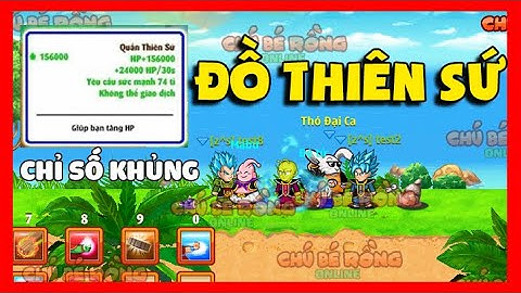 Ngọc Rồng Online - Admin Hé Lộ Set Đồ Thiên Sứ Mới Chỉ Số Cực Khủng