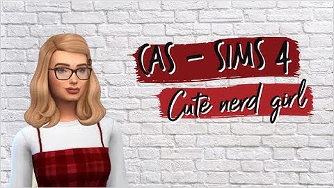 CUTE NERD | The Sims 4 - Create a sim