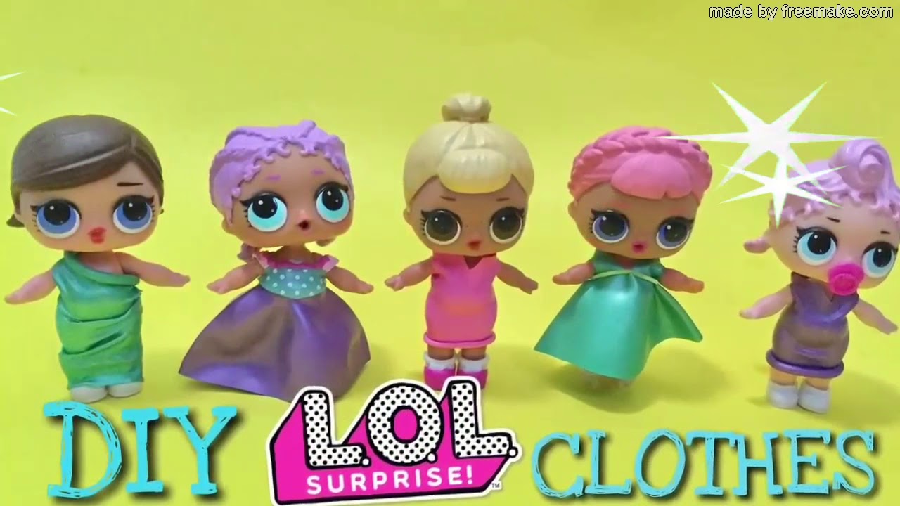 💙 Fabrica la ropa para tus LOL super facil!!! 🎀 #1
