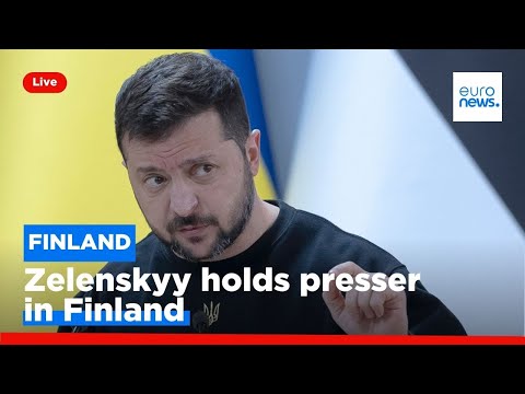 Zelenskyy holds presser during surprise Finland visit