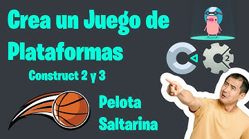 🟢 Como hacer un juego 🎮 de plataformas en Construct 2 y 3 2022 [Parte1]