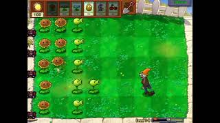 First Video Playing Game Plants VS Zombie