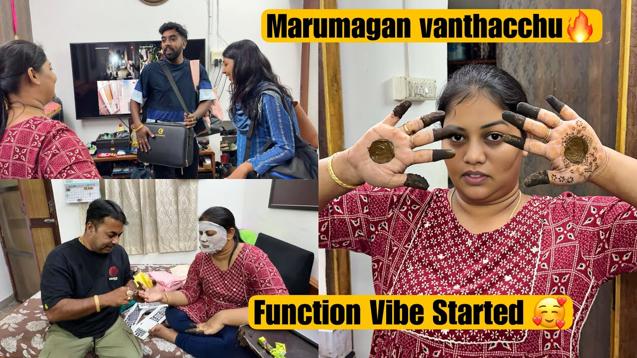 மருமகன் வந்தாச்சு கல்யாணத்துக்கு 🔥Function vibe Started 😍Mama with Babyma