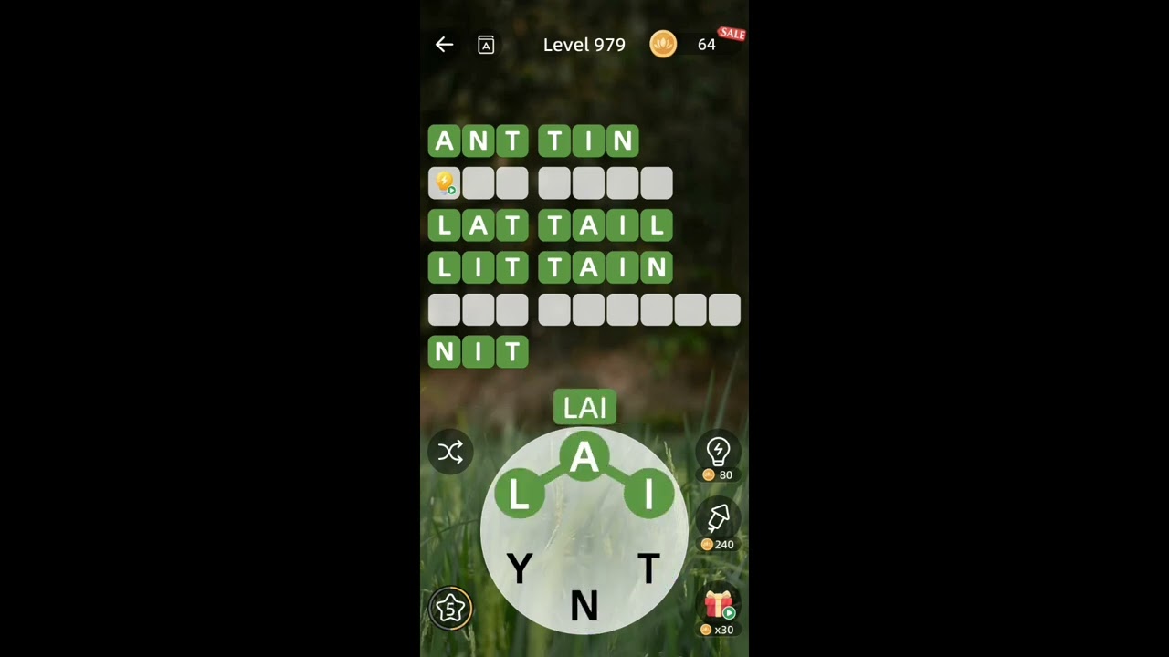 Zenword Game Level979 Solution Walk-through Answers. #zenword