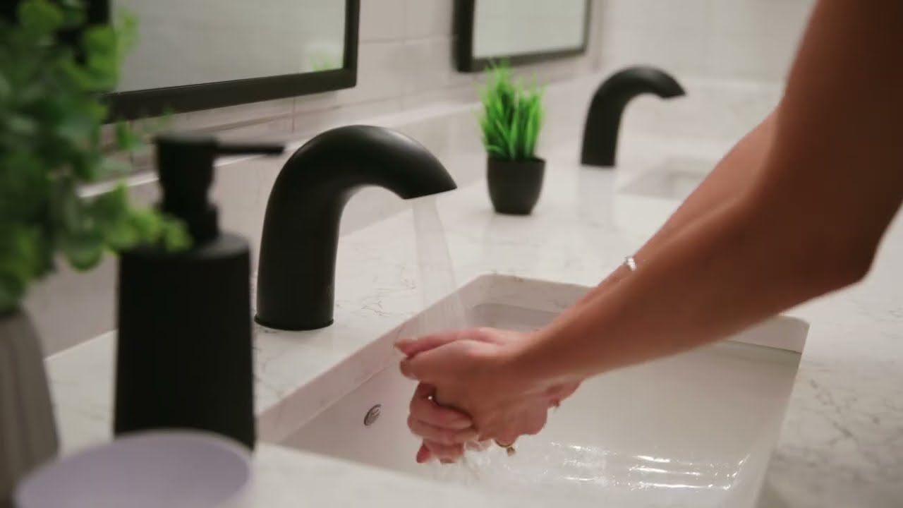 WaveCrest Sensor Faucets by T&S Brass | Touchless, Modern, Refined Design