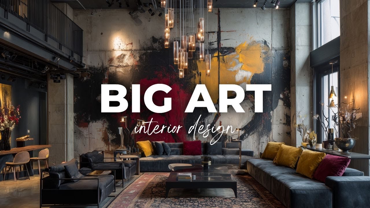 Big Art Interiors: From Ordinary Walls to Extraordinary Spaces: 3 hours [4K]