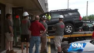 SNN: SUV crashes into nail salon, woman injured