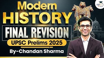 UPSC Prelims 2025 Final Revision | Complete Modern History | History Marathon | StudyIQ IAS
