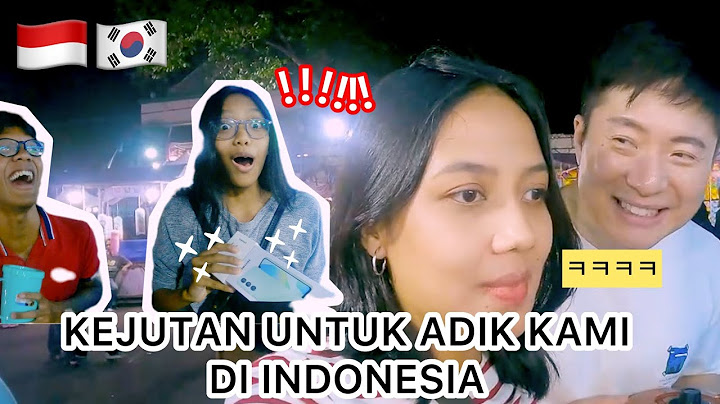 KEJUTAN UNTUK ADIK-ADIK KAMI DI INDONESIA🤩🥰