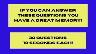 Ultimate Knowledge Quiz: 30 Challenging Questions for True knowledge Fans" | Quizpich.com