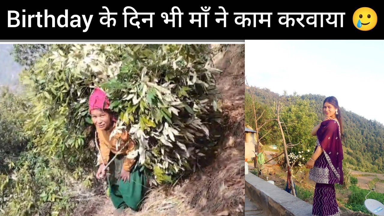 Birthday🎂 के दिन भी जंगल जाना पड़ा 🥲और मम्मी ने मेरको कामचोर बोला 😔#phadilifestyle