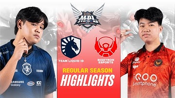TEAM LIQUID ID vs BIGETRON ESPORTS HIGHLIGHTS | MPL ID S15 Regular Season TLID vs BTR